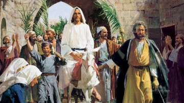 クリスチャン・イエス Painting - 勝利の宗教的キリスト教徒